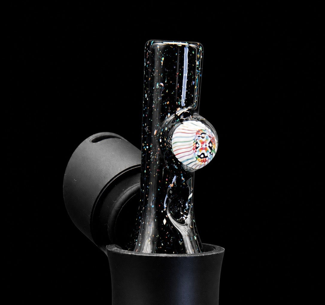 Steve H Glass - Milli Crushed Opal Puffco Pivot Glass Mouthpiece