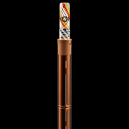 Kickback Glass - Color Straw Puffco Pivot Glass Mouthpiece