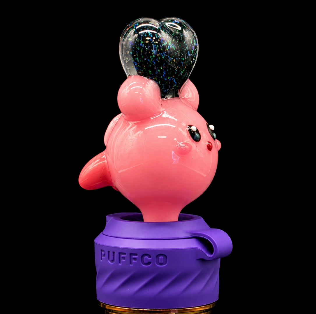 Dani Girl Glass - Crushed Opal Heart Kirby Puffco Peak Pro Joystick