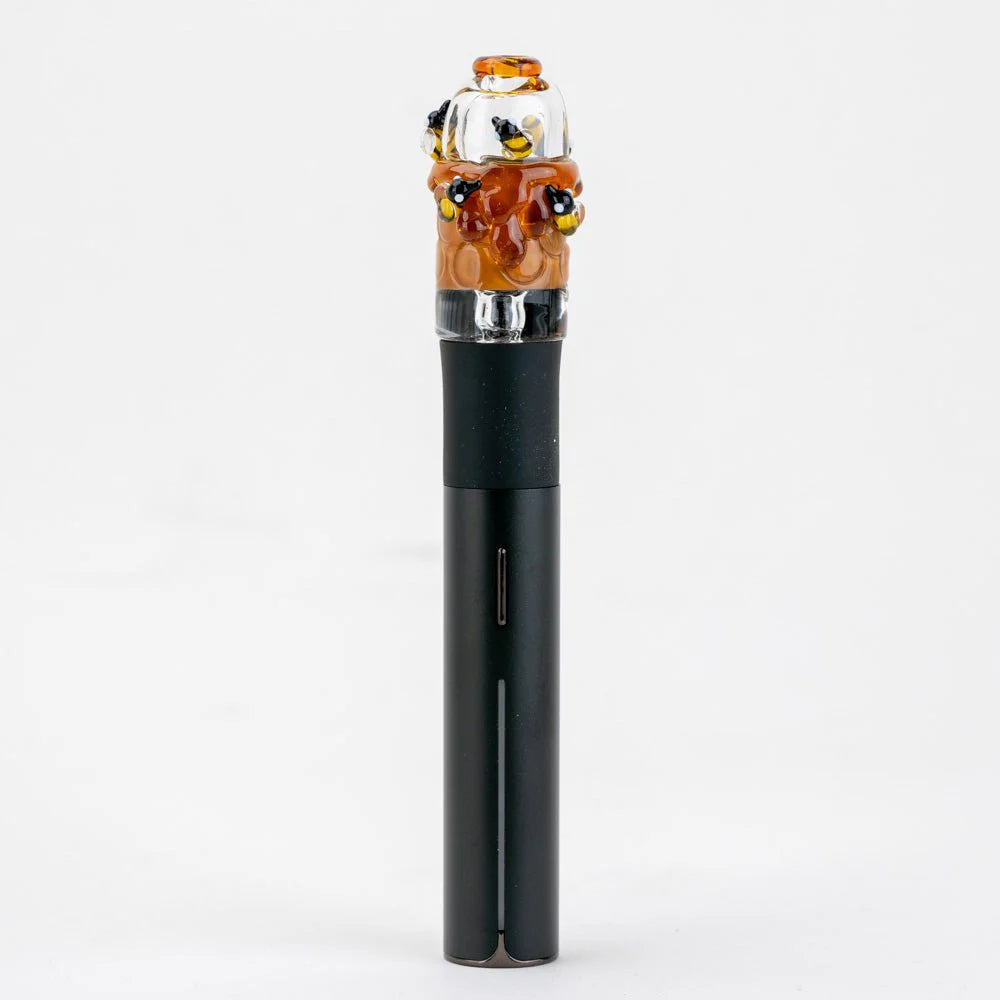 Empire Glassworks - "Save The Bees" Puffco Pivot Glass Mouthpiece