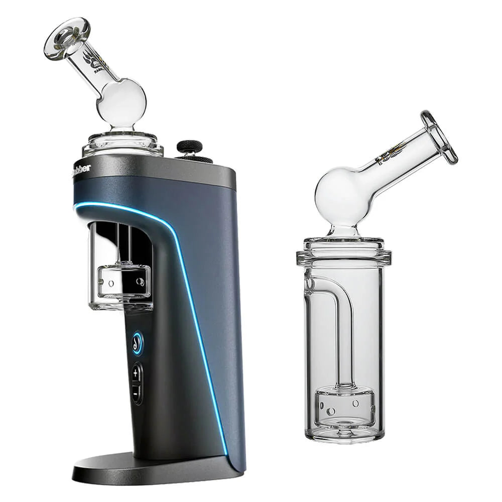 Calibear Glass Curve Flow Sidecar Glass Attachment For Dr. Dabber Switch 2