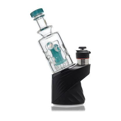 Calibear Glass Straight Swiss Glass Attachment with Opal for Puffco Peak OG & Pro