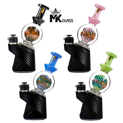 MK100 Glass Wigwag Sphere Puffco Glass Attachment