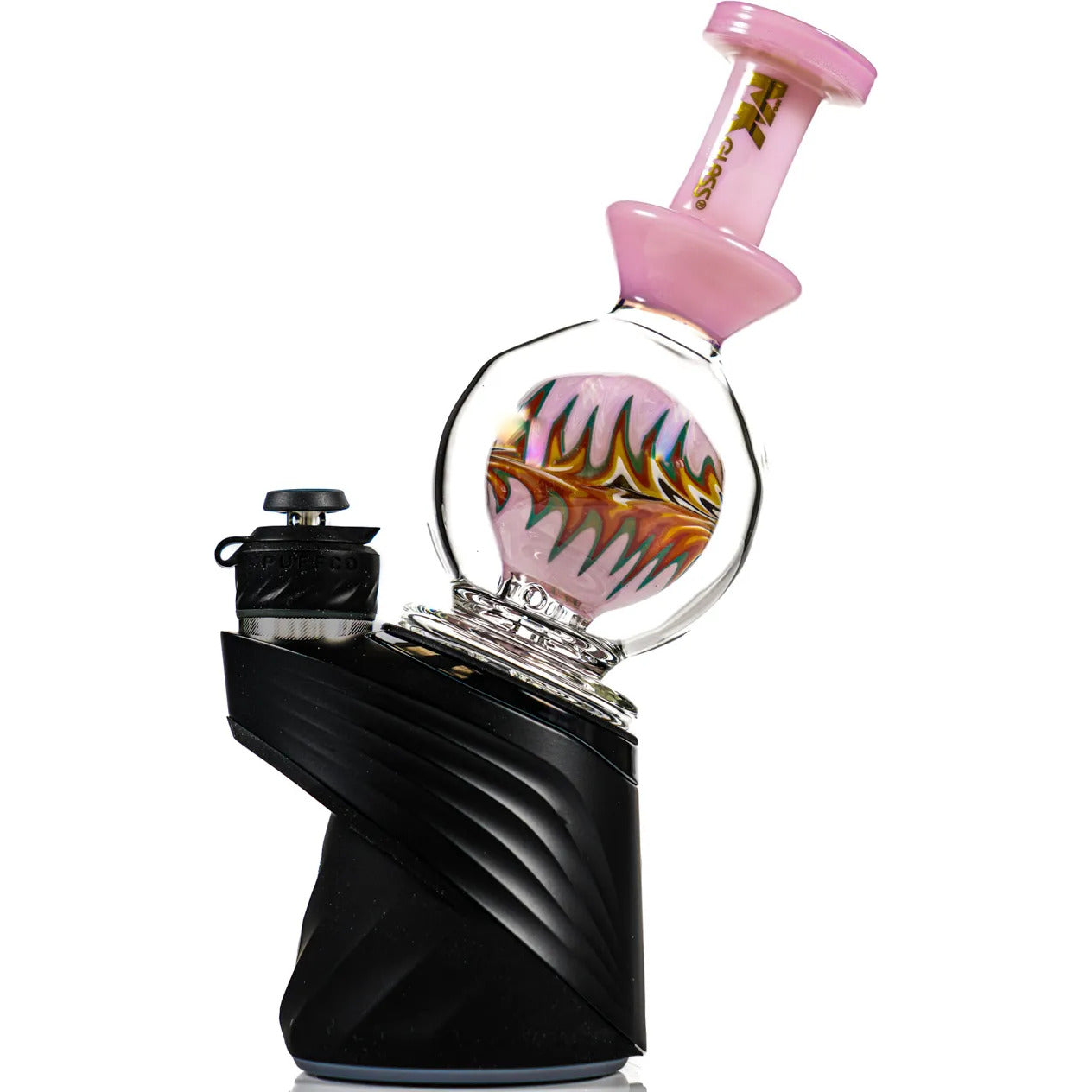 MK100 Glass Wigwag Sphere Puffco Glass Attachment