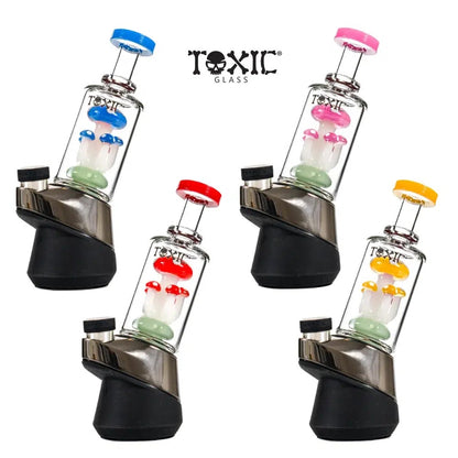 Toxic Glass Mushroom Puffco Glass Attachment