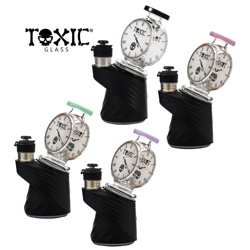 Toxic Glass 420 Clock Puffco Attachment