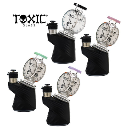 Toxic Glass 420 Clock Puffco Attachment