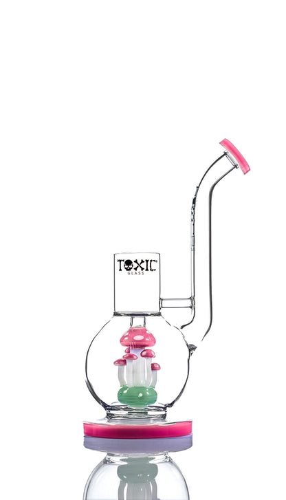 Toxic Glass 10″ Mushroom Globe Rig For Puffco Proxy