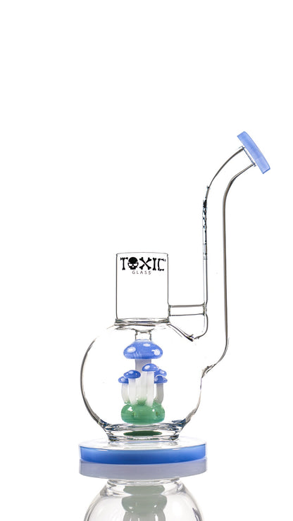 Toxic Glass 10″ Mushroom Globe Rig For Puffco Proxy