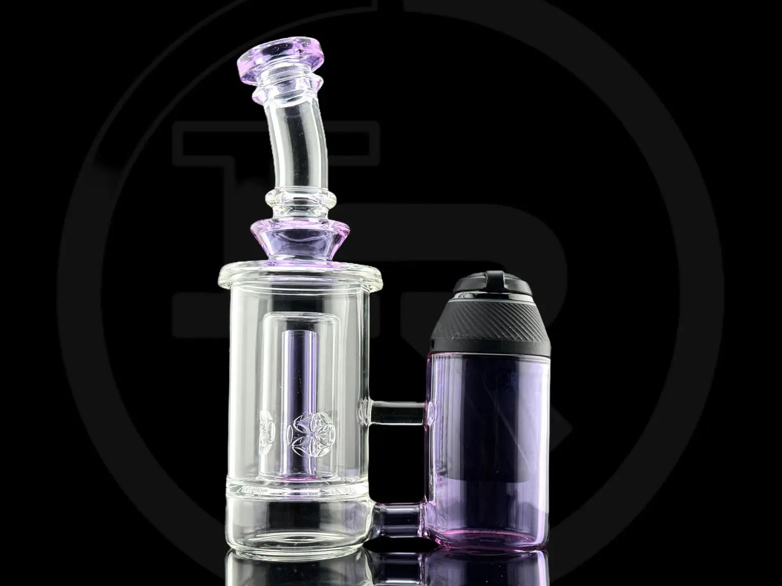 IRIDESCENT GLASS: SOL BUBBLER PUFFCO PROXY ATTACHMENT