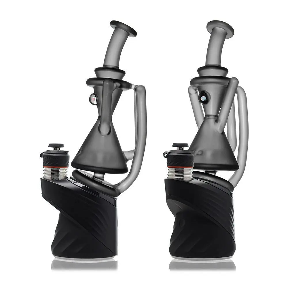 IRIDESCENT GLASS DUALCYCLER BLACK LE PUFFCO PEAK ATTACHMENT