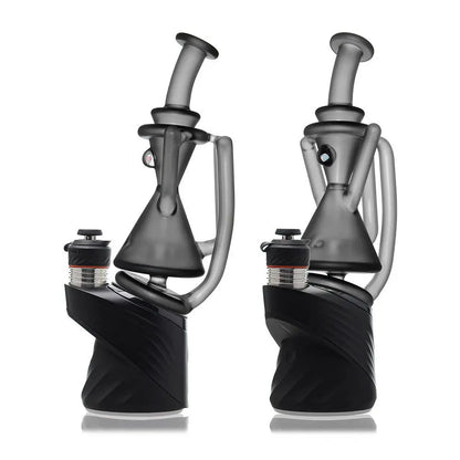 IRIDESCENT GLASS DUALCYCLER BLACK LE PUFFCO PEAK ATTACHMENT
