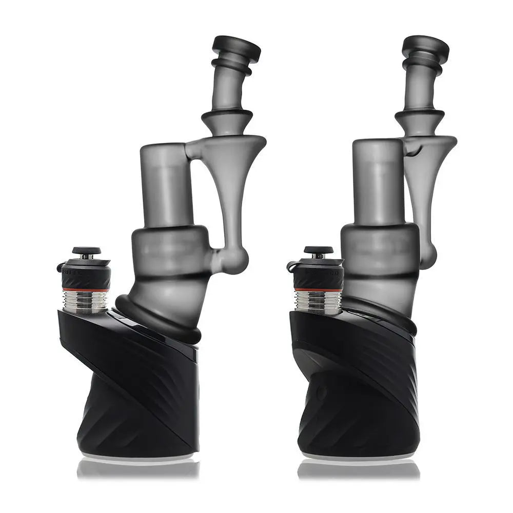 IRIDESCENT GLASS MINI RBR BLACK LE PUFFCO PEAK ATTACHMENT