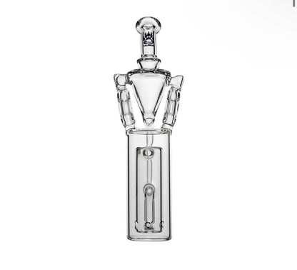 Calibear Dual Donut Recycler Glass Attachment for Dr. Dabber Switch GO